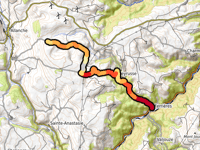 Col de Combalut von Ferriéres-Saint-Mary