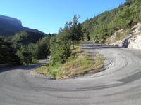Col de Corobin from Digne-les-Bains via Col de Pierre Basse
