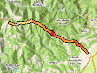 Col de Croix Blanche von Lablachère