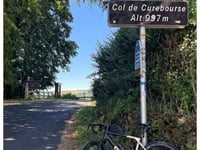 Col de Curbourse vanuit Comblat-le-Puy
