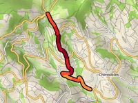 Col de Durbize z Tempéré przez Châtenay