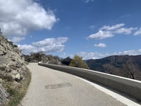 Col de Fontbelle vanuit Thoard