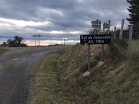 Col de Fontenelle von Saint Martin sur Lavezon