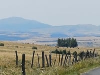Col de Fortunier z Allanche przez Pradiers