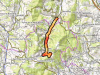 Col de Gerbet da Serrières via Bouchacourt