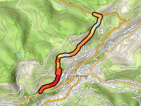 Col de Grosse Pierre da Pré de l'Orme via La Route du Droit