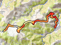 Col de l'Ardéchoise from Arcens via Soutron