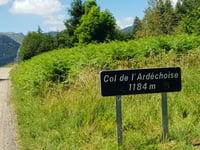 Col de l'Ardéchoise from Saint Martial
