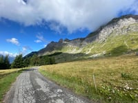 Col de l'Arpettaz from Ugine via Mont Dessous