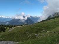 Col de l'Arpettaz from Ugine via Mont Dessous