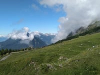 Col de l'Arpettaz from Ugine via Mont Dessous