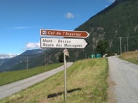 Col de l'Arpettaz from Ugine via Mont Dessous