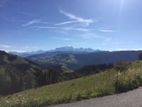 Col de l'Arpettaz from Ugine via Mont Dessous