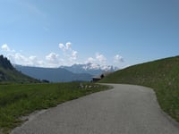 Col de l'Arpettaz from Ugine via Mont Dessous