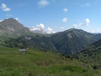Col de l'Arpettaz from Ugine via Mont Dessous