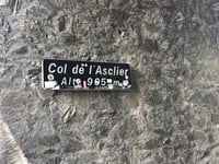 Col de l'Asclier from L'Estréchure