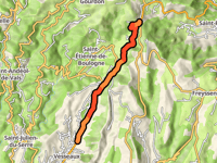 Col de l'Escrinet from Vesseaux