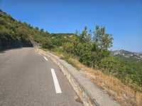 Col de l'Espigoulier from Nans-les-Pins