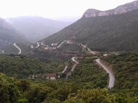 Col de l'Espigoulier from Nans-les-Pins