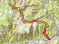 Col de l'Espinouse von Le Poujol sur Orb über Col de Madale
