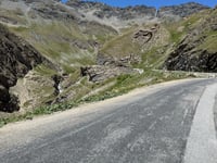 Col de l'Iséran from Lanslebourg