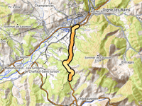 Col de l'Orme from Digne les Bains