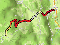 Col de la Bisoire von Tendon