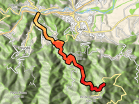 Col de la Brousse from Route de las Quintanes
