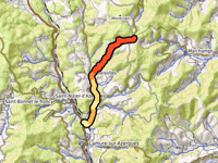 Col de la Casse Froide da Lamure sur Azergues