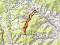 Col de la Casse Froide da Saint-Didier-sur-Beaujeu