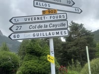 Col de la Cayolle from Barcelonnette