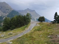 Col de la Cayolle from Barcelonnette
