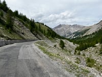 Col de la Cayolle from Barcelonnette