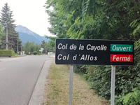 Col de la Cayolle from Barcelonnette