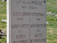 Col de la Cayolle from Barcelonnette