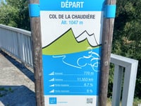 Col de la Chaudière desde Saillans