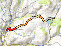Col de la Chaumoune da Égliseneuve d' Entraygues