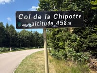 Col de la Chipotte from Roan l'Etape