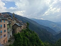 Col de la Couillole from Saint-Sauveur-sur-Tinée