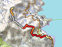 Col de la Creu depuis Cerbère