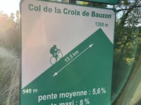 Col de la Croix de Bauzon von Jaujac