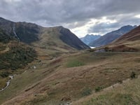 Col de la Croix-de-Fer from Barrage du Verney / Allemont