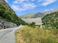 Col de la Croix-de-Fer from Barrage du Verney / Allemont