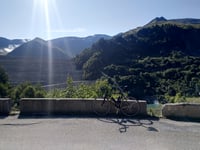 Col de la Croix-de-Fer from Barrage du Verney / Allemont