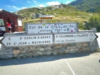 Col de la Croix-de-Fer from Barrage du Verney / Allemont