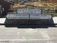 Col de la Croix-de-Fer from Barrage du Verney / Allemont