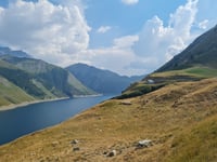 Col de la Croix-de-Fer von Barrage du Verney / Allemont