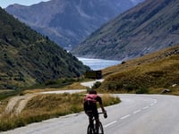 Col de la Croix-de-Fer from Barrage du Verney / Allemont