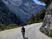 Col de la Croix-de-Fer from Barrage du Verney / Allemont