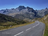 Col de la Croix-de-Fer from Barrage du Verney / Allemont